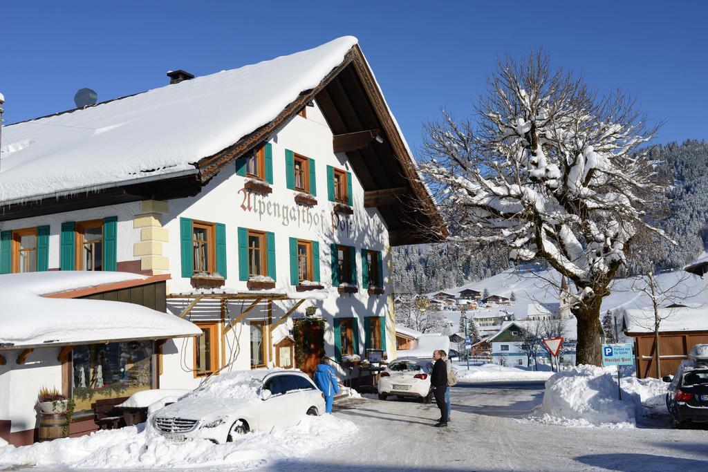 Alpengasthof Zur Post Schattwald Exterior foto